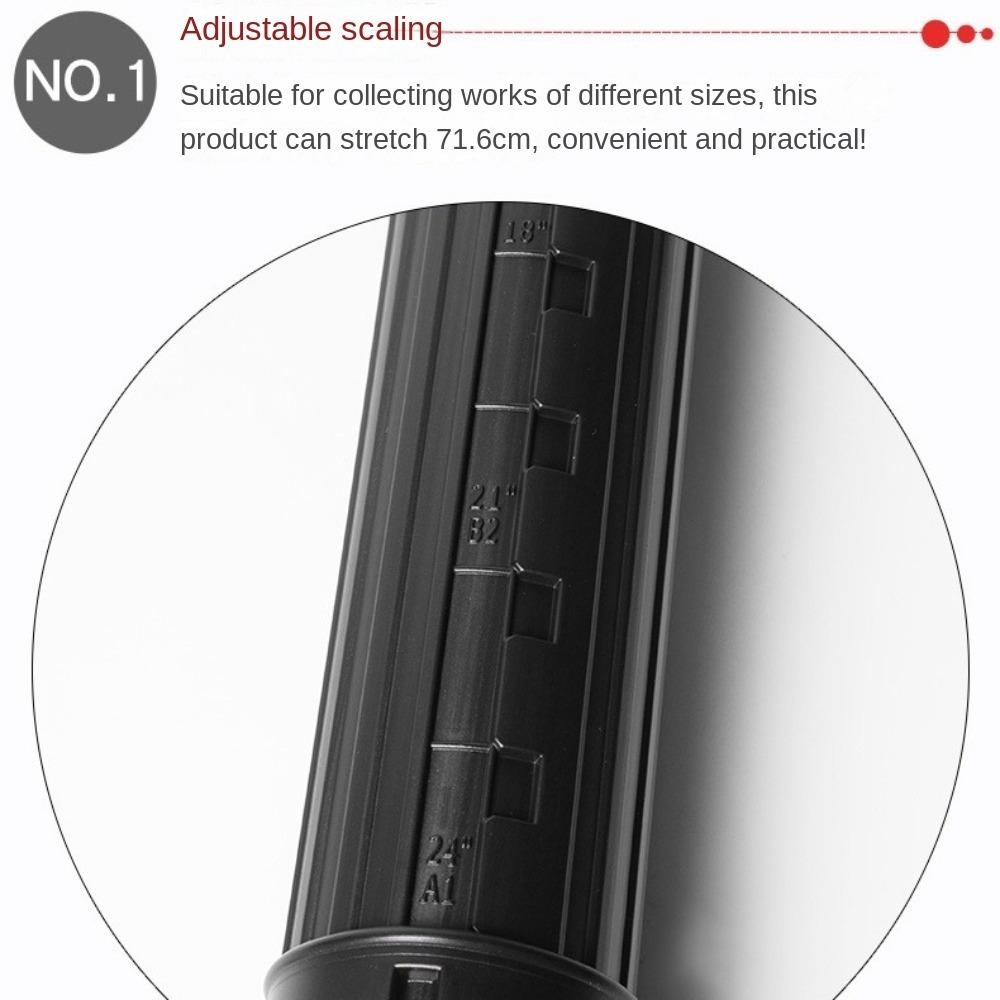 Регулируемый цилиндр для рисования Масштабируемая трубка для плакатов Портативный цилиндр для рисования