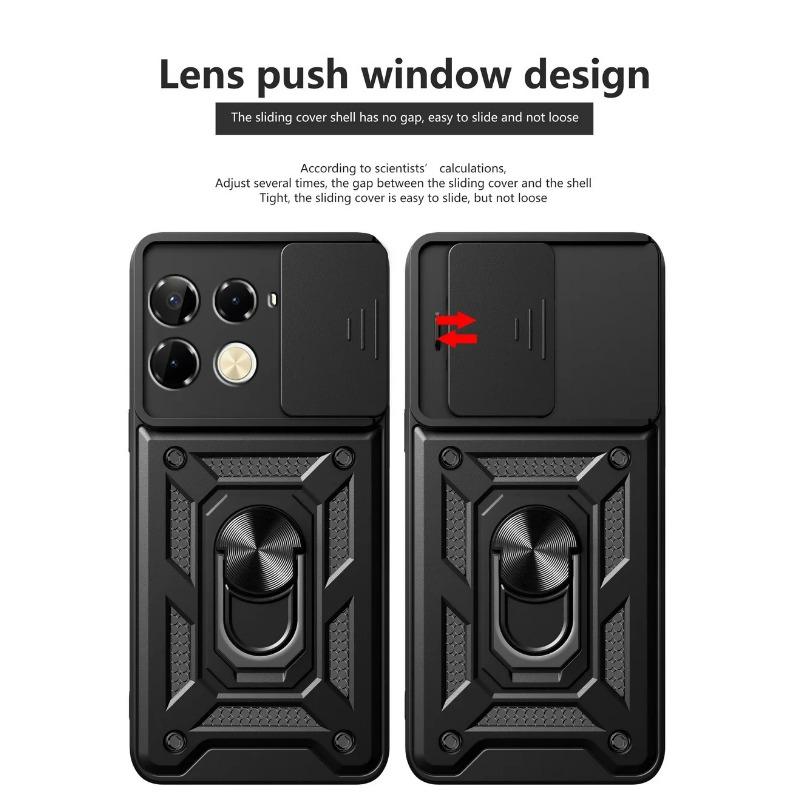 Защитный чехол для камеры для INFINIX Note 40 Pro + Note40 Note 30 VIP 30i 30 Pro Zero 30 Infinix Smart 8 7 Armor Hybrid Ring Cover