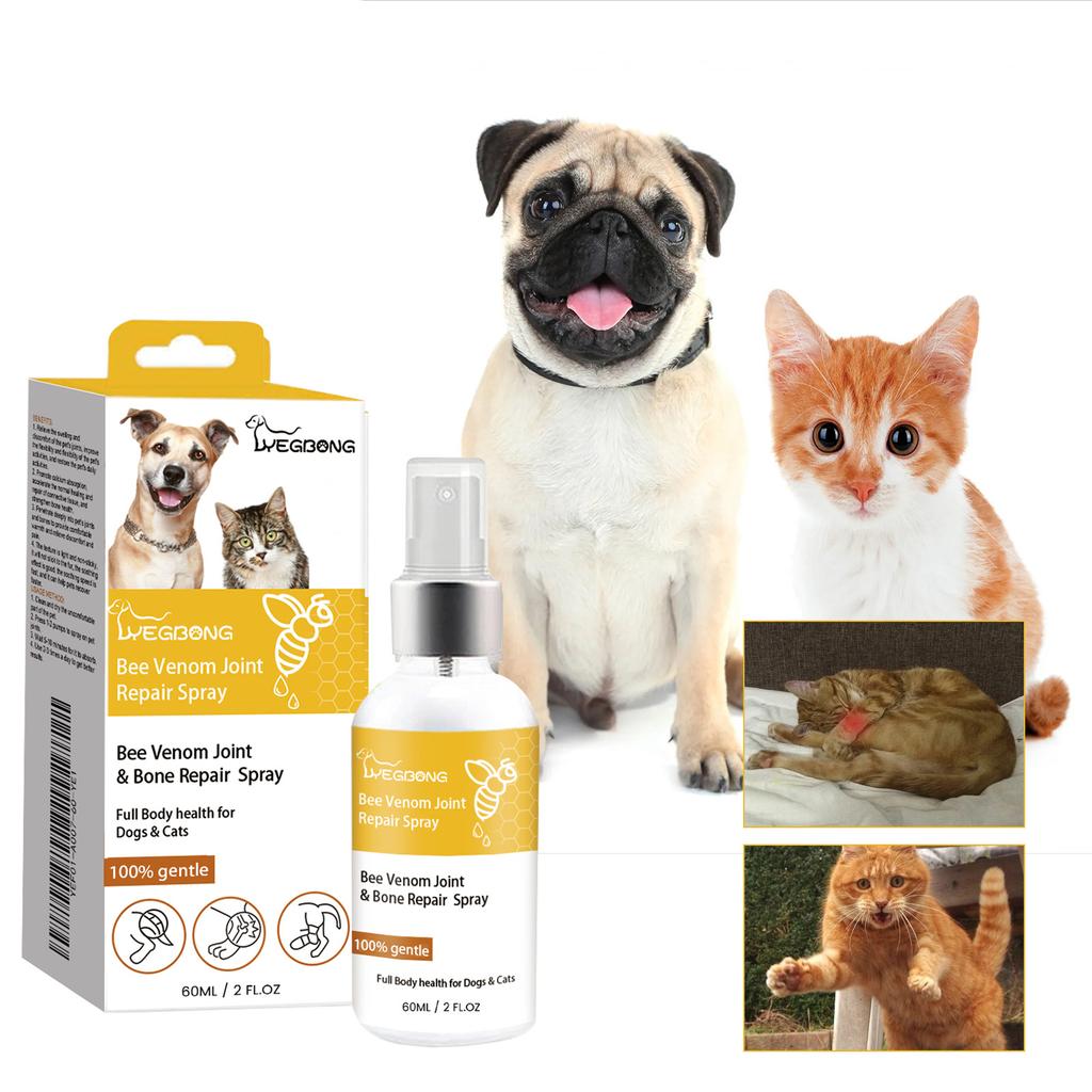 Yegbong Pet Joint Repair Spray для собак, кошек, кошек, облегчение боли в суставах, спрей для ухода за сухожилиями