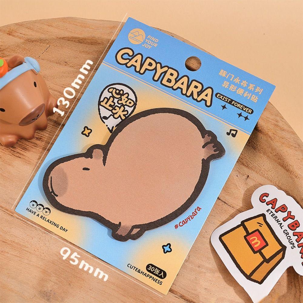 30pcs Capybara Sticky Notes Thickened To Do List Planner Notepad Memo Pad Paper  Student