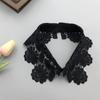 Lace Fake Collar Tie Women White Hollow Detachable Collar Lapel Shirt Blouse Top False Collar Woman Necklace Clothes Accessory
