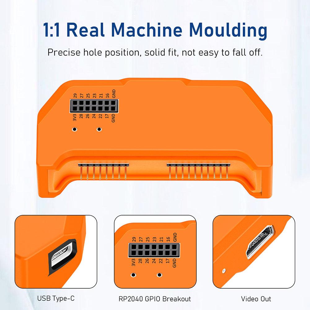 Для игрового модуля Flipepr Zero Video Game защитный силиконовый чехол с защитой от падений E8Q7