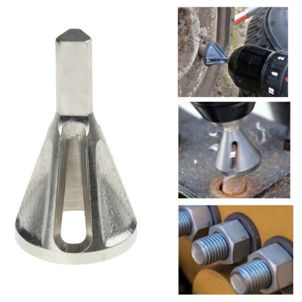 Зенковка с треугольным хвостовиком, Зенковка с шестигранным хвостовиком, Снятие заусенцев, Снятие фаски, Наружная фаска, Ремонт болта