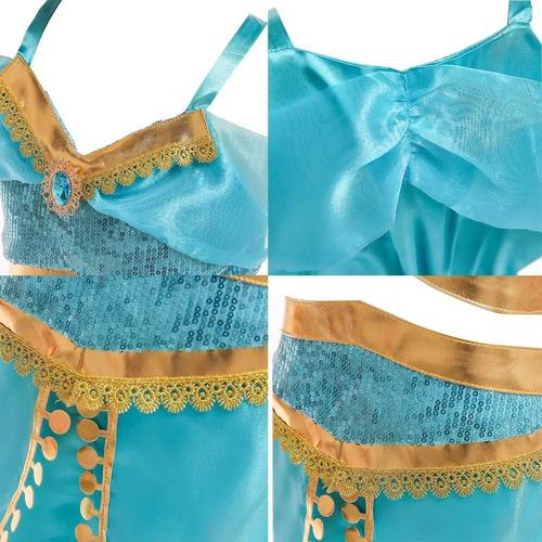 Jasmine Costume For Girls, Arabian Princess Costume, Jasmi