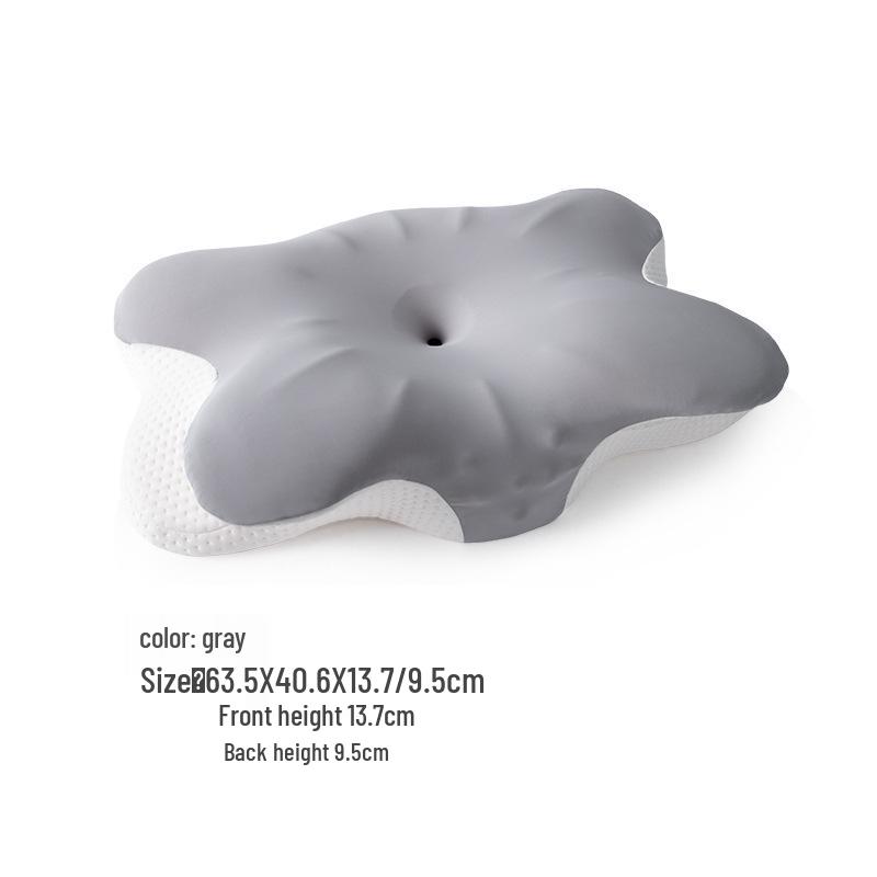 Эргономичная подушка с эффектом памяти для поддержки шеи для спящих на боку