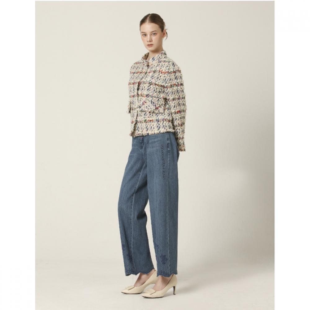 Son Jung Wan Color Mix Pocket Tweed Jacket Zjk6363180