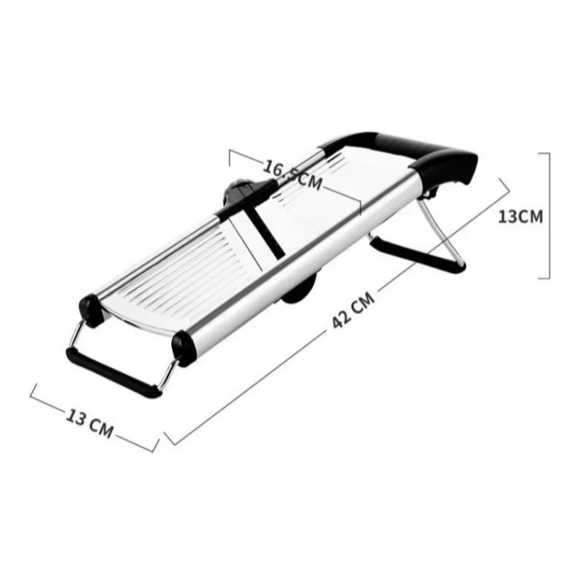 Многофункциональная овощерезка из нержавеющей стали, резак для лимона, лука, картофеля, моркови, капусты, инструменты для резки, регулируемые кухонные гаджеты