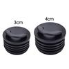 4pcs Black Rubber Kayak 3/4cm Bung Rubber Drain Holes Plugs Scupper Stopper Scupper Holes Plugs