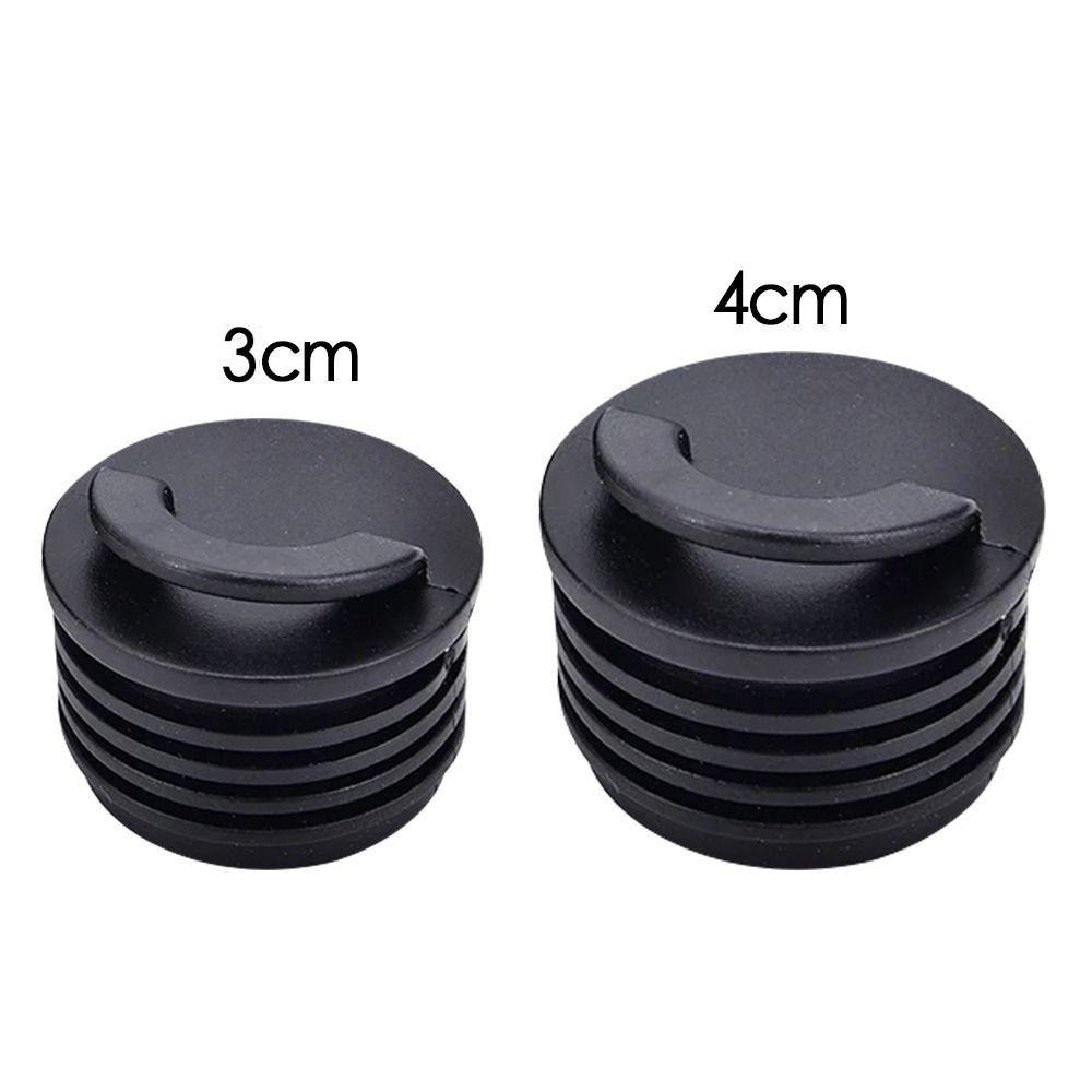 4pcs Black Rubber Kayak 3/4cm Bung Rubber Drain Holes Plugs Scupper Stopper Scupper Holes Plugs