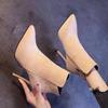 Pointed Toe Booties New In Woman Short Shoes Sexy Ankle Boots for Women Large Size Warm Sale Y2k Hot On Offer Winter 2025 Trend