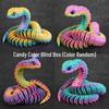 3D Printed Viper Egg Set: Articulated Small Snake Figurine Desktop Ornament Toy for Children