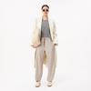[Lacoste] Women's Slim Fit Ribbed Crew Neck Cardigan AF2560-54NCCA