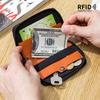 Первый слой коровьей кожи, ретро мужской короткий кошелек для мелочи, европейский и американский вертикальный зажим для долларов, RFID многокарточный выдвижной картхолдер.