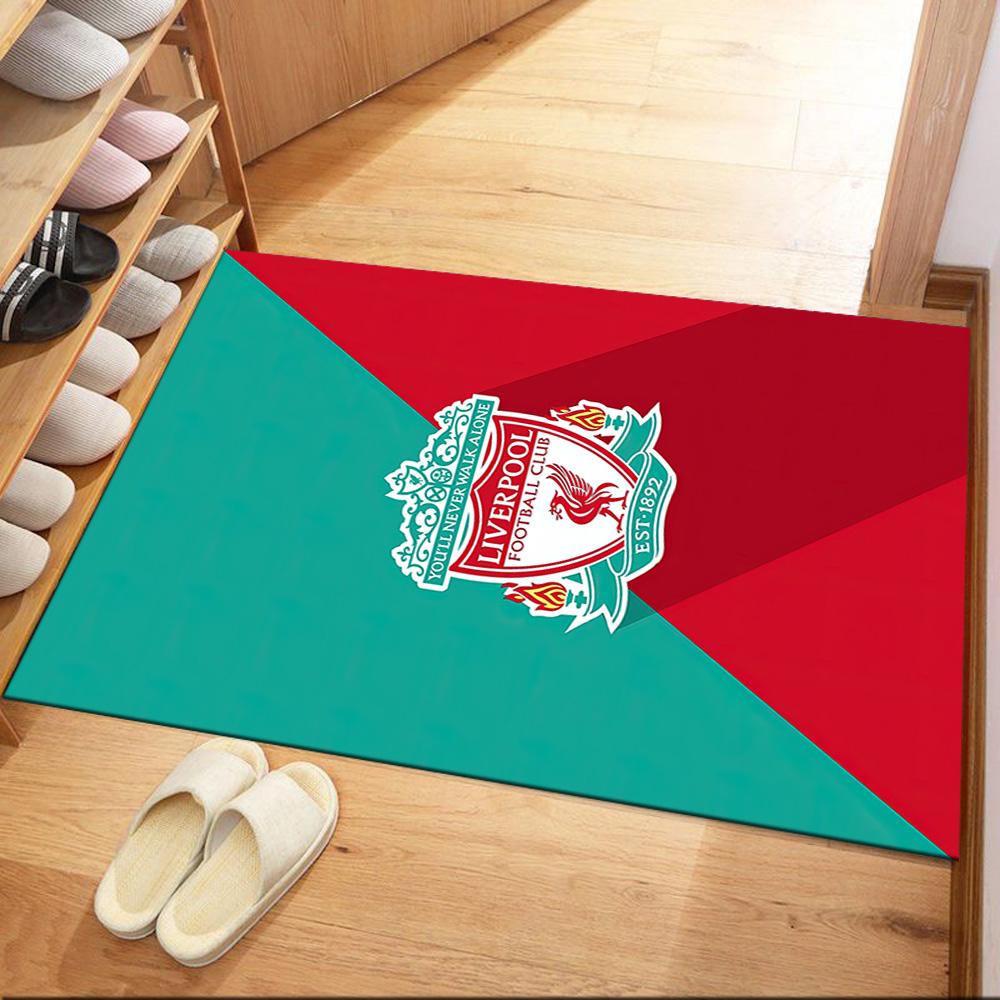 Liverpool Football Club Floor Mat Perfect For Decorate Room Foyer Bedrooms Outdoor Antislip Carpet Office Home Decor