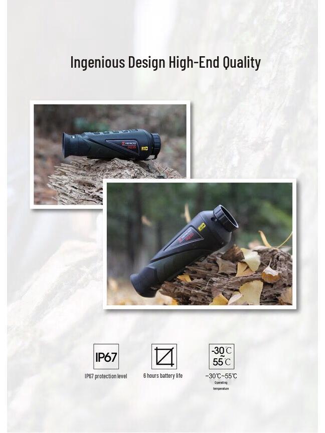 HIKMICRO OQ35 HD Thermal Imaging Night Vision Monocular for Bird Watching
