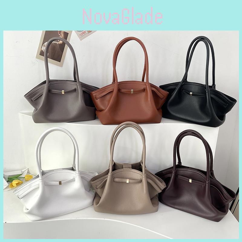Large Capacity Women Bag With Cotton Polyester Lining And Slip Pockets For Work And Casual