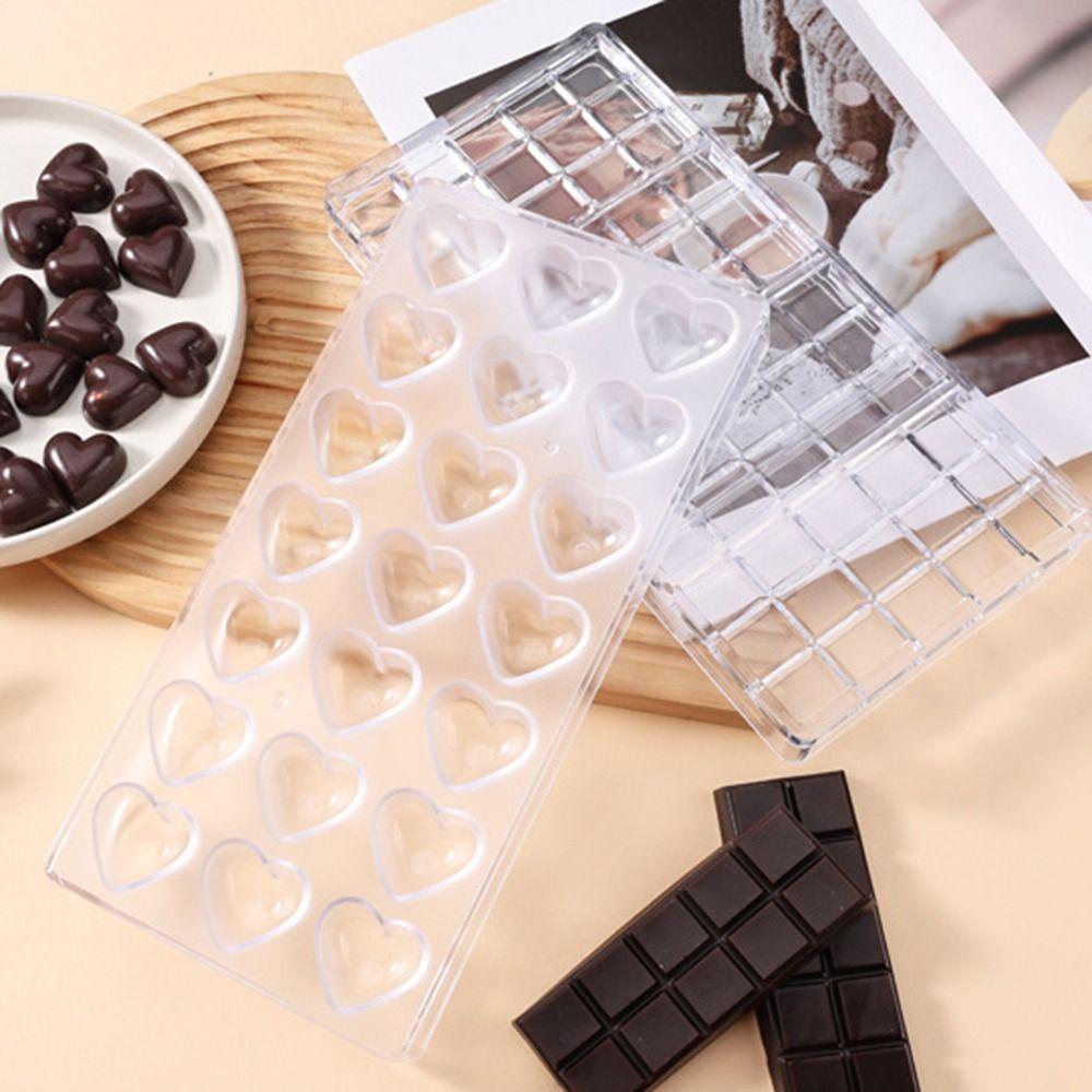 Transparent Mini Cookie Mould 3D Candy Mould Valentine's Chocolate Molds  Kitchen