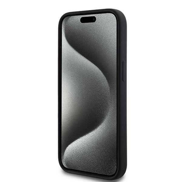 Dkny Dkhmp15Msnyach Iphone 15 Plus / 14Plus 6.7 Czarny/Black Hardcase Liquid Silicone White Printed Logo Magsafe