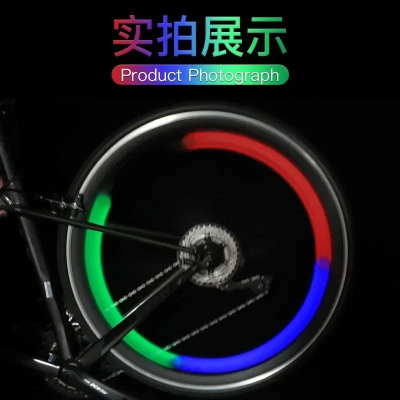 Bike Accessories Led Bicycle Wheel Spoke Light Tire Bright Lamp Cycle Firefly Hotwheels Flash Light Lighting Bycicle Lights