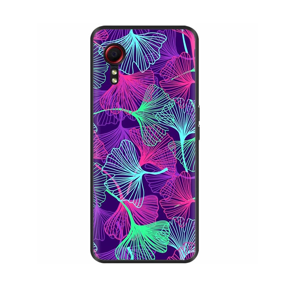 For Samsung Galaxy Xcover7 Xcover 7 Sumsung X Cover7 Cover 7 Case Black TPU Soft Lovely Painted Shockproof Shell Silicone Cover