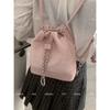 Women's Bag 2025 Spring New Pink Bucket Bag Simple Chain Backpack One Piece Delivery Spring New Product