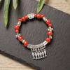 Jingdezhen Ceramic Bracelet Small Fish Fringed Ancient Style Literary and Versatile Bracelet Women's Retro Accessories