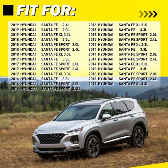 Передняя наружная дверная ручка водителя для Hyundai Santa Fe 2013-19 2.0L 2.4L 3.3L EK