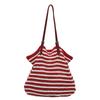 Woven Straw Bag For Women With Large Capacity And Shoulder Straps