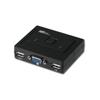Переключатель VGA для ПК RATOC Systems 2 Черный (для ПК) РС-230UA