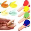 Castanets Wooden Percussion Instrument Music Party Entertainment Performance Props Suitable for Beginners Rhythm Cultivation TMZ