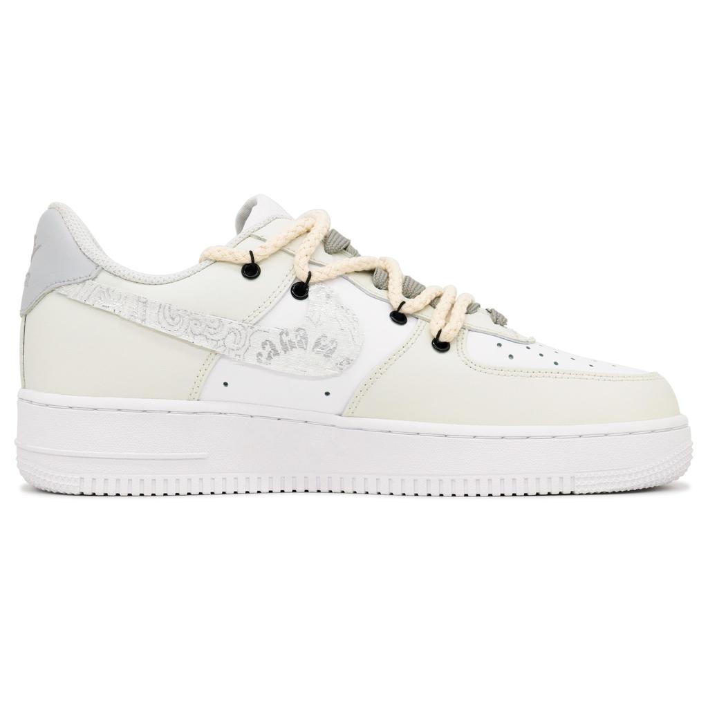 Nike Air Force 1 Девять Кругов Производства, Скрытые Облаками Чжаолун Термальное Покрытие Низкие Скейтбордические Кроссовки Мужские CW2288-111(Команда201-)