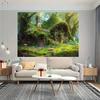 2D plane 1 fantasy forest background fairy tale house - Magic House suitable for birthday parties and weddings
