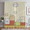 Современные шторы для гостиной 2 штуки Sumikko Gurashi Разделительная оконная штора для комнаты 2 панели Хэллоуин украшение жалюзи ребенок