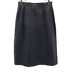 Made In Italy Midi Length Linen Tight Skirt 40 Navy Women Used