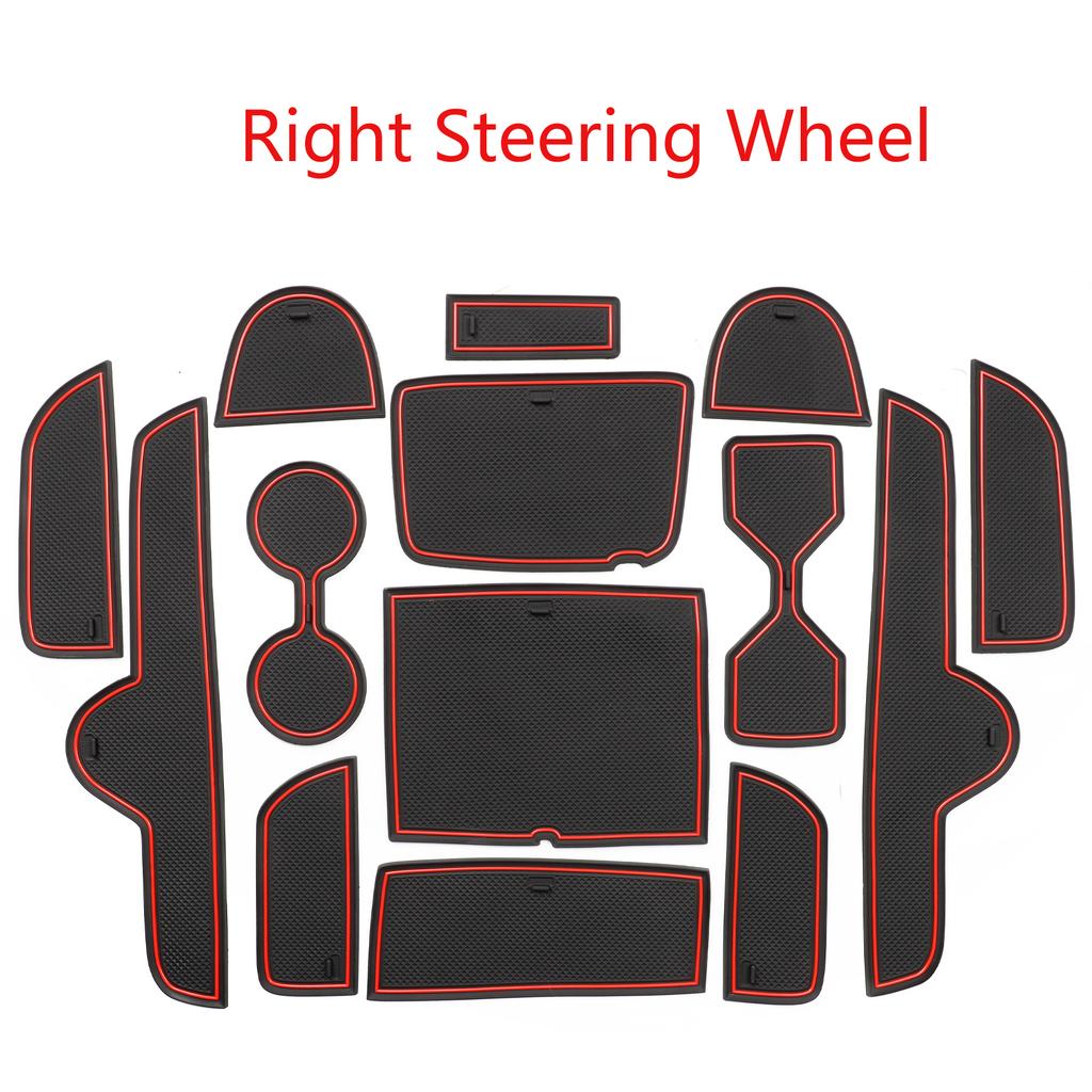 Для Kia K3 FORTE Cerato 2021-2023 GT Автомобиль Слот для ворот Коврик для чашки Противоскользящая накладка в паз двери Аксессуары для интерьера