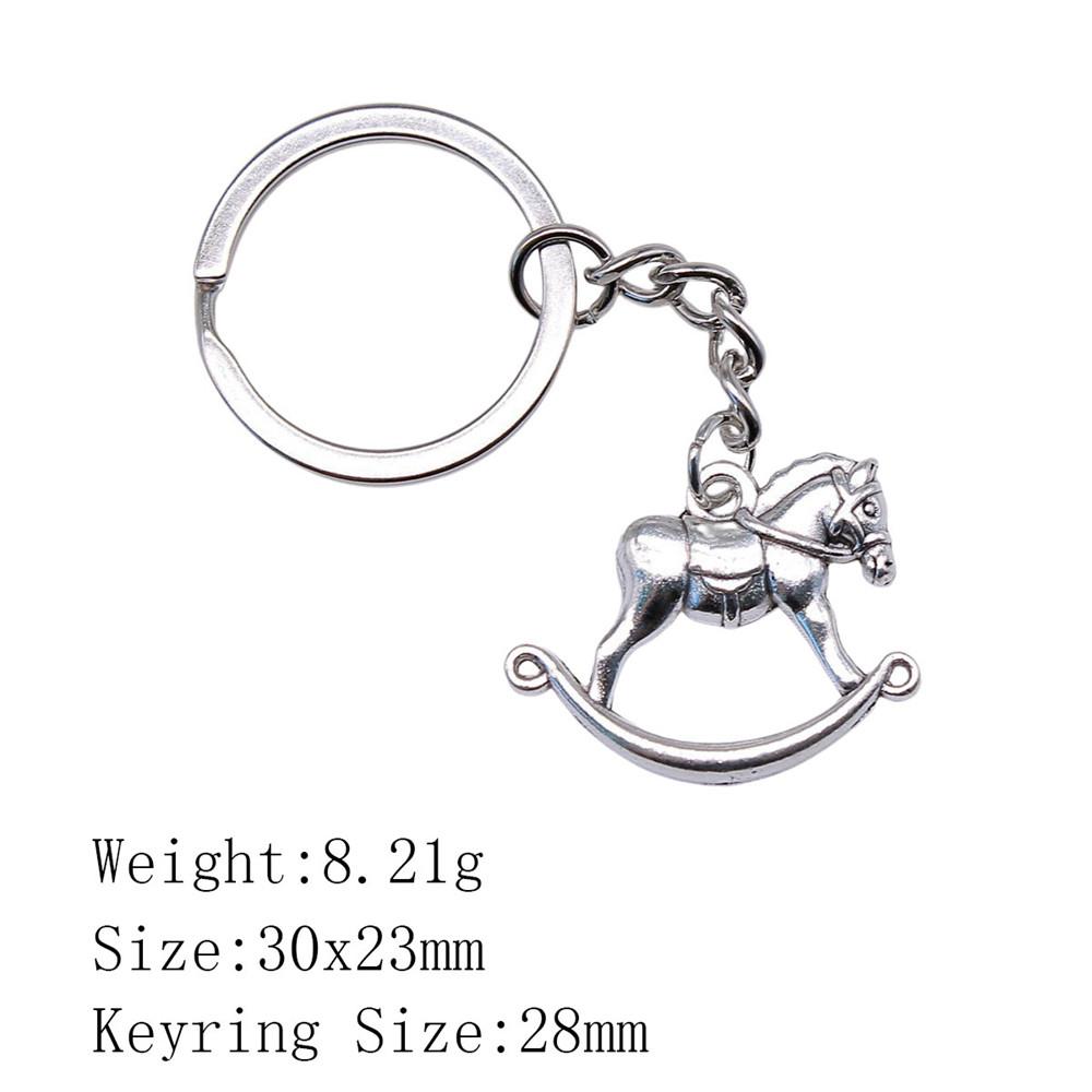 Металлический брелок в виде головы лошади/единорога - 52x51 мм, 19,9 г, Идеально подходит для сумок и домашнего декора