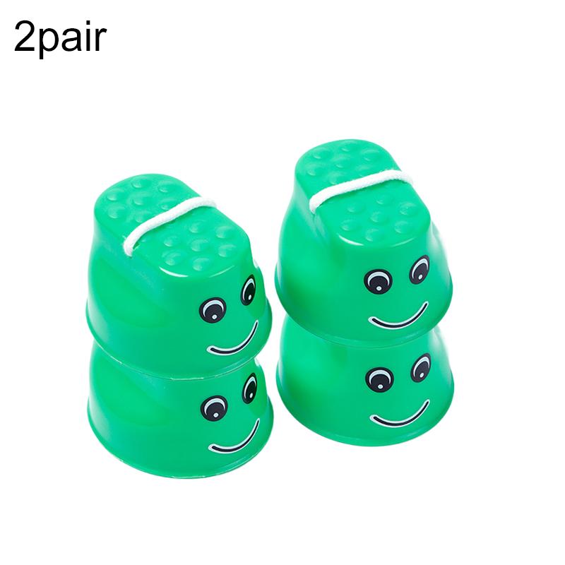 2 пары прыгающих ходулей Smile Детские игрушки Баланс Координация Детский сад Оборудование для тренировки сенсорной интеграции для детей TMZ