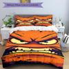 3pcs bedding set Angry Face Includes 1 Comforter + 2 Pillowcases, Without Pillow Inserts, Soft Comfortable, Lightweight Breathable, Printed