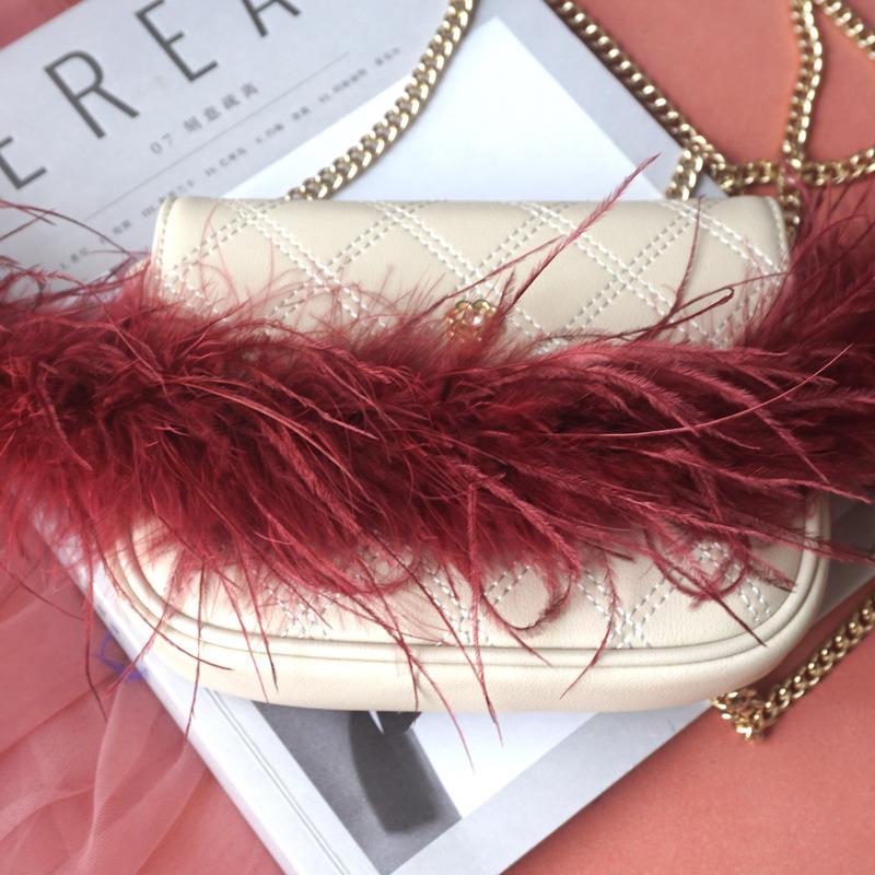 Цветные перья из страусиного меха, полоска для выступлений, танцевальная одежда, декоративный материал «сделай сам», аксессуары для одежды