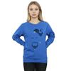 Disney Womens/Ladies Aladdin Movie Genie Blue Face Sweatshirt