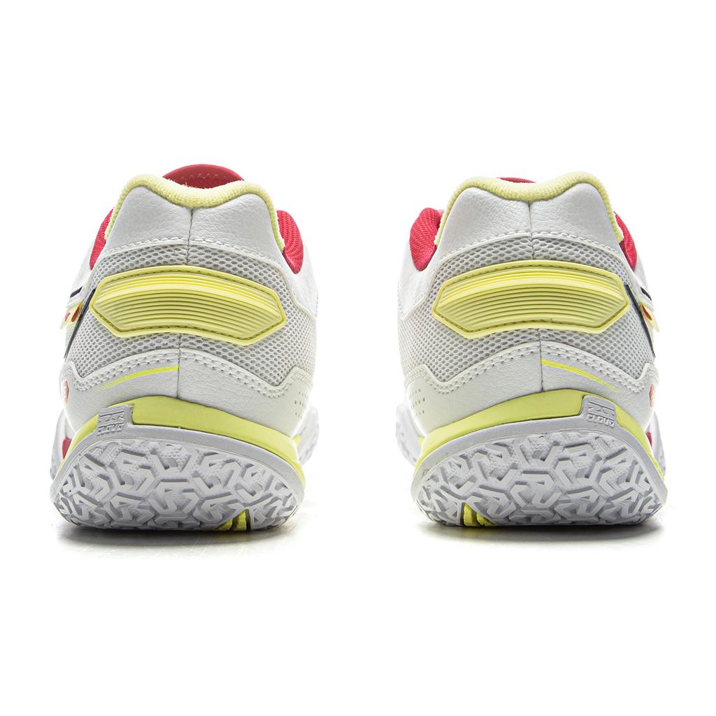 Li Ning Амортизирующие Нескользящие Износостойкие Низкие Бадминтонные Кроссовки Унисекс Серый Красный AYTV003-3