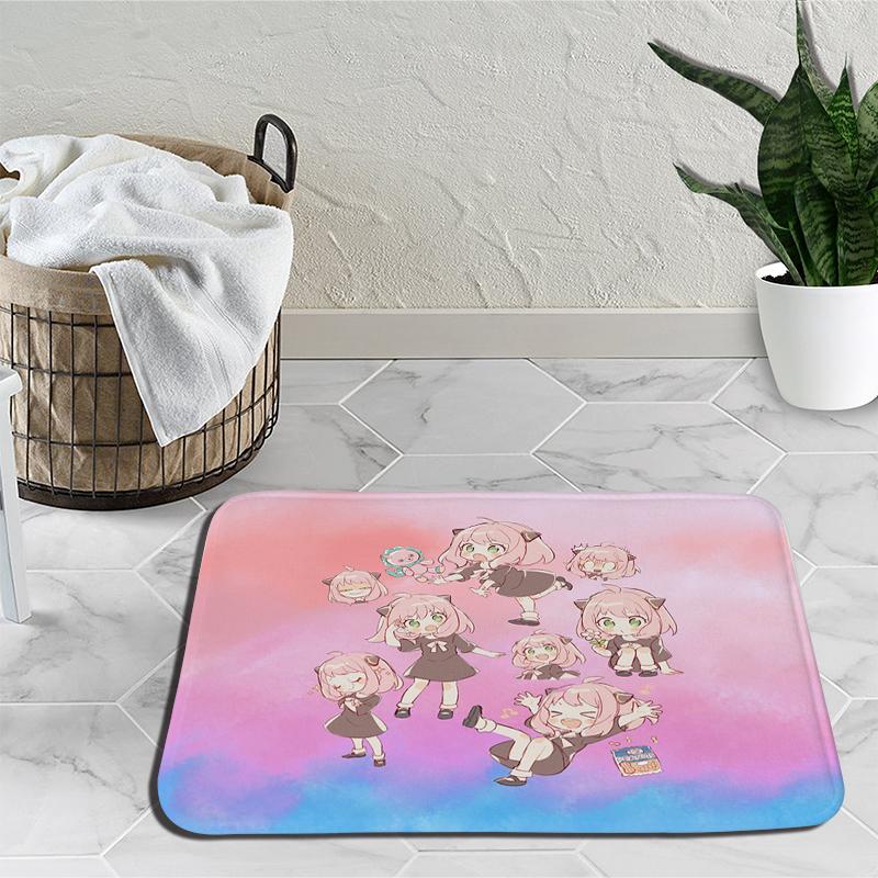 Семейный прикроватный коврик Spy X Anya Forger, дверной ковер Loid Yor Forger, мультяшный напольный коврик для гостиной, тапис, украшение, гобелен