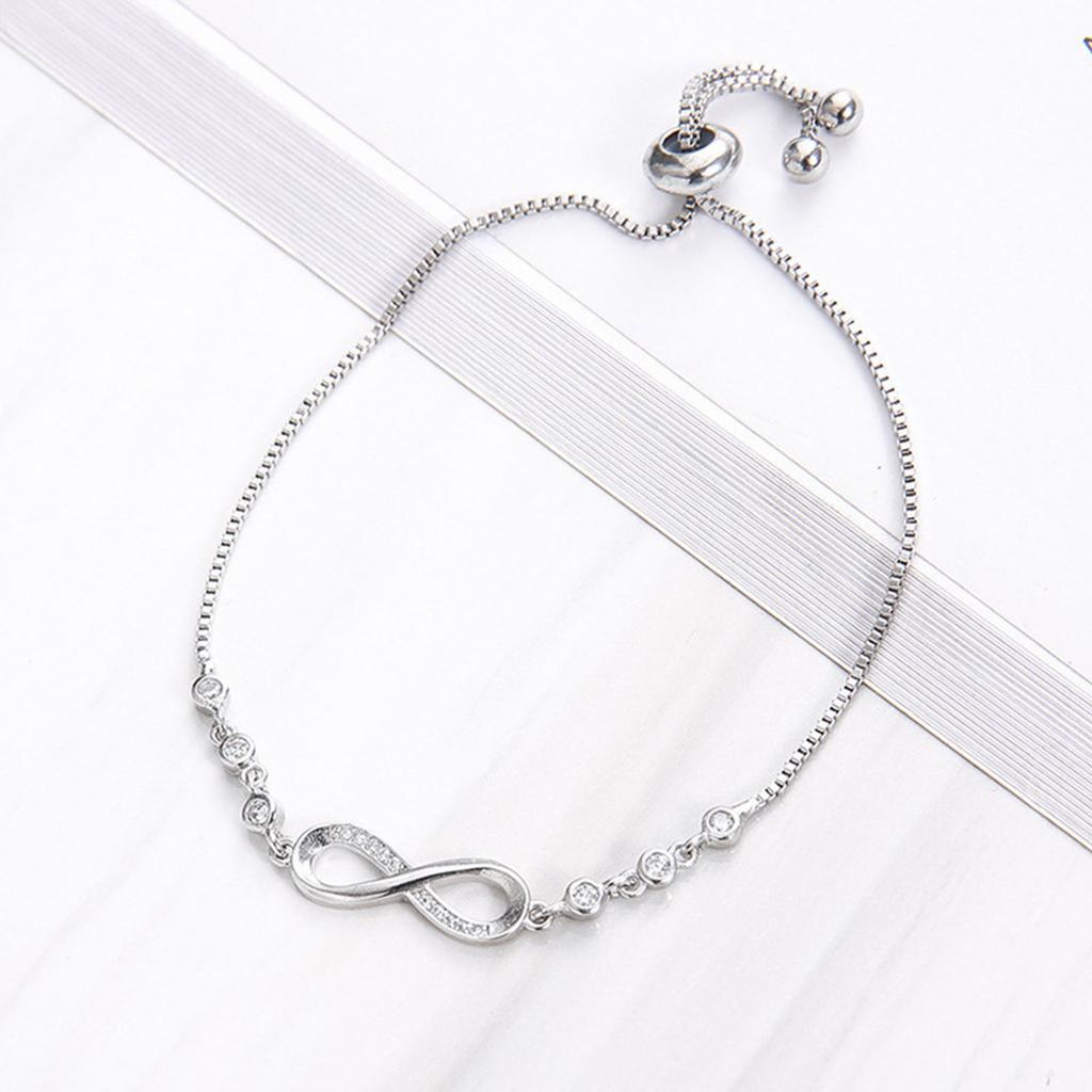 Bracelet Original  Copper Lucky Symbol Zircon Bracelet Luxury Jewelry For Woman Romantic Valentine's Day Jewelry Gifts