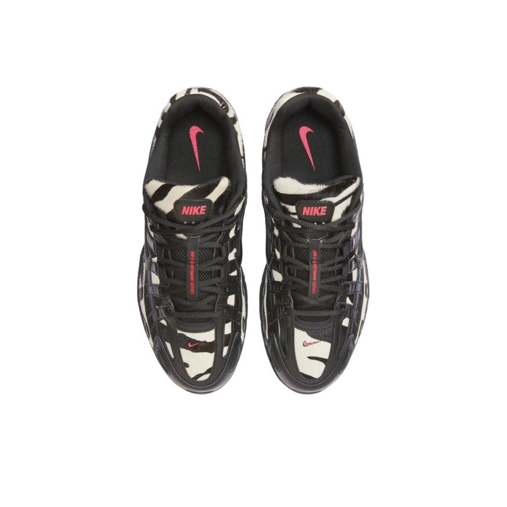 Nike P-6000 Versatile Comfortable Breathable Lightweight Low-Top Running Shoes Men Sneaker Black White Red II1203-001