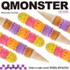 Звуковая игрушка «Мороженое для собаки QMonster» - Цветная, Медленно восстанавливающая форму, Снятие стресса