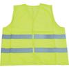 TRUSCO JIS T 8127 Compliant Safety Fluorescent Vest, Yellow, TABJ-YE