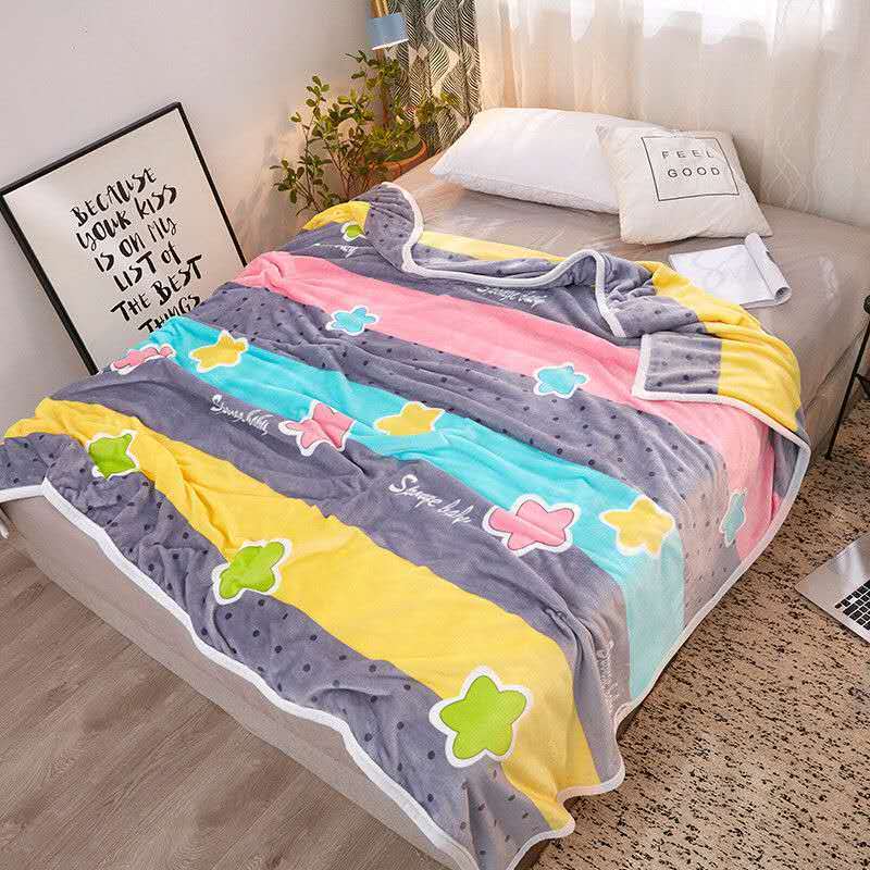 Фланелевые простыни, утолщенное одеяло, одеяло из кораллового флиса, четырехсезонное, общее, одноместное, двойное, для студенческого общежития