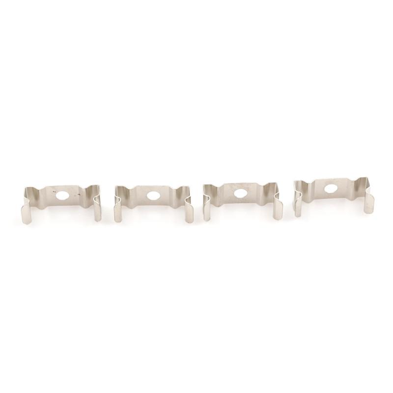 4Pcs T5 Fluorescent Tube Holder Bracket Clips Socket Silver Lighting Accessories Fixing Clips Fixing Bracket