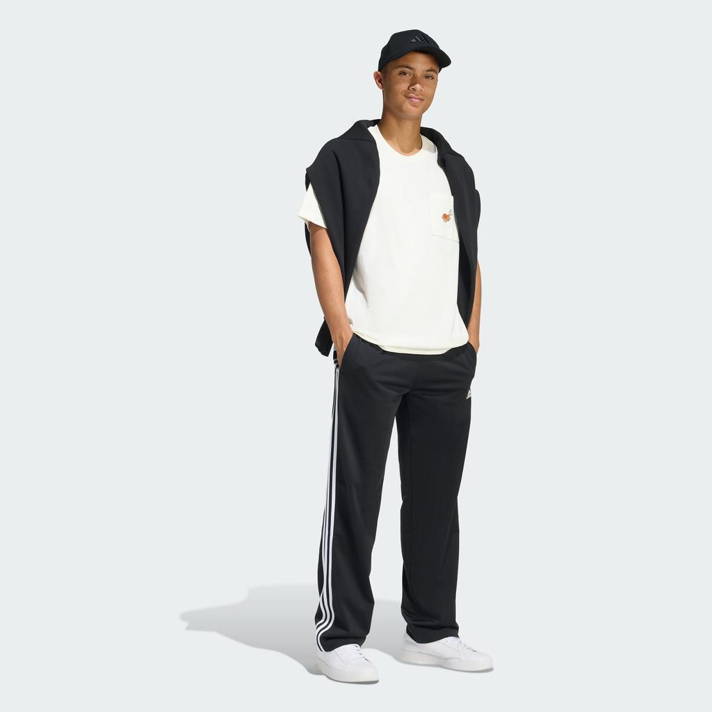 Adidas T Shirts Men's Jade White Crew Neck Moderate