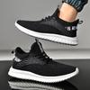 Men's Sports Shoes New Large Size Casual Style Running Shoes Mesh Hollow Flying Woven Thin Trendy Shoes